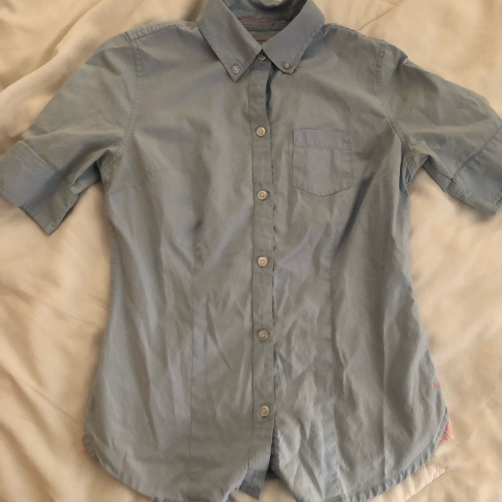 ✨ American Eagle Favorite Short Sleeve Button Down